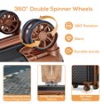 thumbnail image 7 of Joyway 3 Piece Luggage Set with Spinner Wheels Carry-On Suitcase Makeup Case and Crossbody Bag, 7 of 7