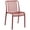 Red, variant on Avaloomia Home Outdoor Dining Chairs Set of 4, Modern All Weather Stackable Plastic Patio Chairs Armless & Anti-Slip for Garden Porch Deck Kitchen No Assembly, Black