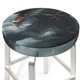 thumbnail image 3 of Balery Cloud White Dragon Fundas de asiento para taburete de bar redondo de tela de terciopelo ajustables que protegen de arañazos y manchas para sillas de 14 a 17 pulgadas.-14 inch, 3 of 7