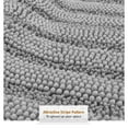 thumbnail image 6 of SAYFUT Chenille 3 PC Bath Mat Set Extra Soft Absorbent Medium Contour Toilet Lid Cover, 6 of 8