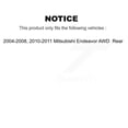 thumbnail image 2 of TOR Rear Suspension Stabilizer Bar Link Kit TOR-K750148 for Car 2004-2008 2010-2011 Mitsubishi Endeavor AWD, 2 of 2