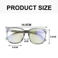 thumbnail image 2 of Blue Light Blocking Glasses Men Women Square Computer Eyewear Reduce Eye Strain, 2 of 5