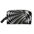 thumbnail image 2 of Uemuo 3D Vortex Illusion Pattern Portable Toiletry Bags with Handle, Waterproof travel Make up Bags for Women, Large Capacity Travel Cosmetic Bags, 2 of 9