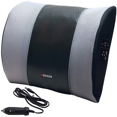 Wagan 12v Heated Massage Lumbar Cushion