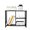 Black*simple, variant on Jerry & Maggie Extra Large Desk Organizer Shelves for Office Organization, Multi Units Storage Rack Home Office Accessories, Office Must Haves Desk Shelf for Top of Desk, Grey