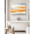 thumbnail image 6 of Orange Gray White Wall Art for Living Room,Canvas Picture Wall Decor for Bathroom Bedroom,Farmhouse Abstract Ombre Texture Painting Artwork for Office Kitchen Hallway Dining Room Home Decor 16"x20", 6 of 8