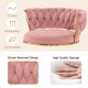 thumbnail image 4 of Juego de 2 taburetes de bar VECELO con altura de mostrador ajustable, color rosa, 4 of 7