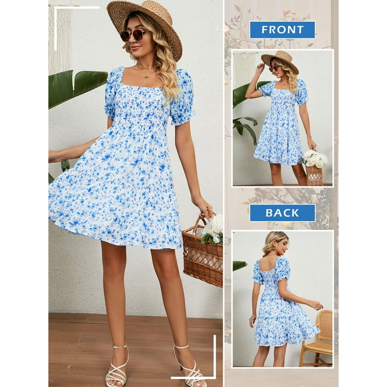 Meufam Women 2023 Summer Halter Neck Sleeveless Mini Dress
