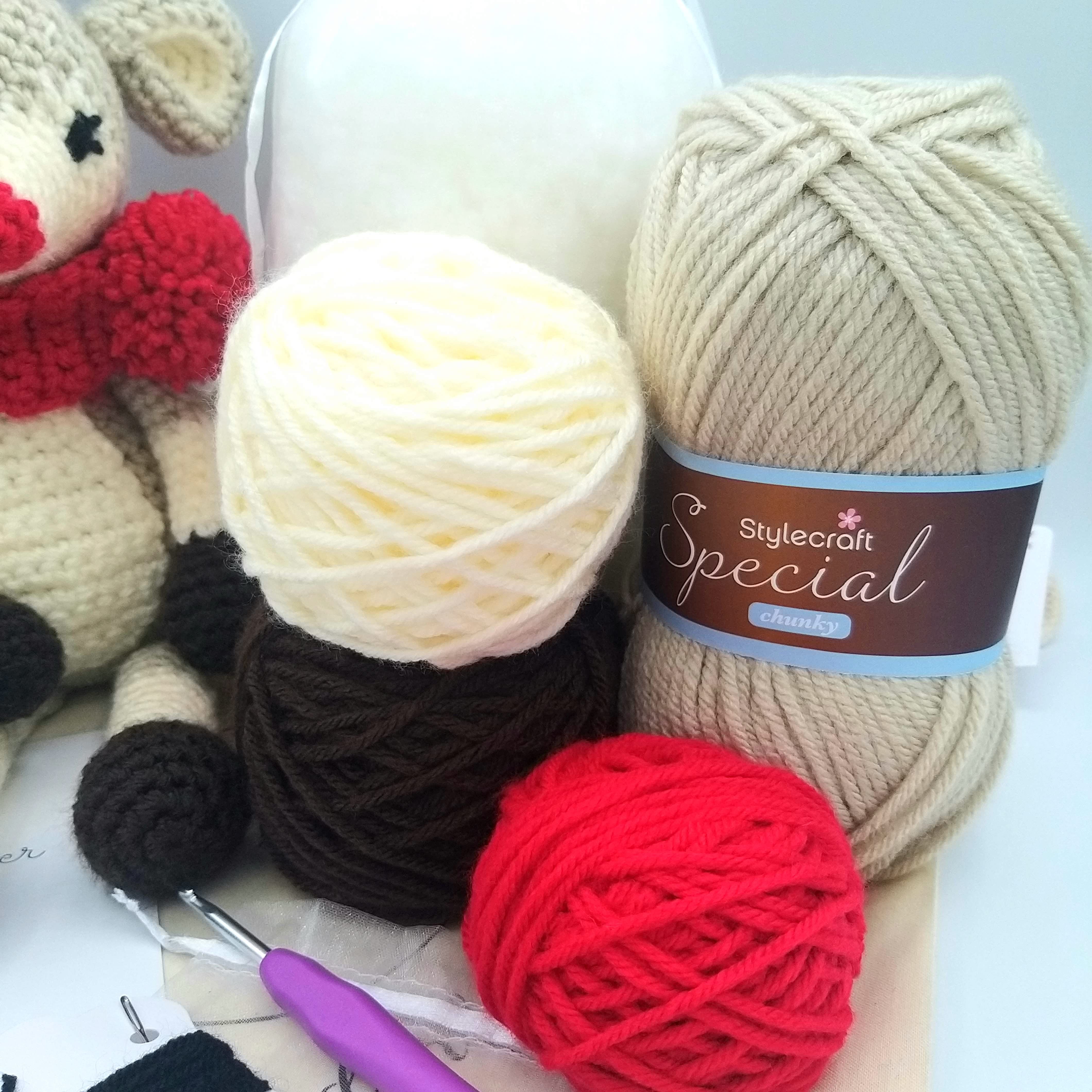 Reindeer Luxury Christmas Crochet Kit