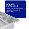 thumbnail image 3 of Inserto de acero inoxidable, tamaño tercio (33 x 17.8 cm), altura 2 y media pulgadas. INAT-2.5 Rhino Caledonia INAT-2.5, 3 of 6