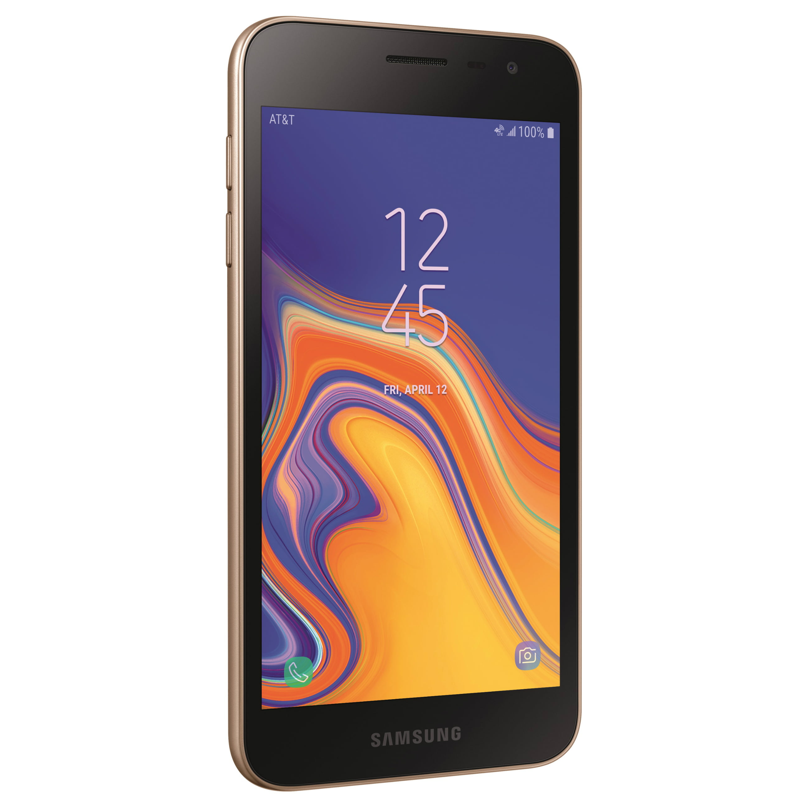 At T Prepaid Samsung Galaxy J2 Shine 16gb Gold Prepaid Smartphone W Bonus Headset Walmart Com Walmart Com