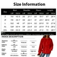 thumbnail image 3 of Women's Hooded Long Sleeve Printed Flannel Top Hooded Sweatshirt for Casual and Warm Fall and Winter Seasons,Green,M, 3 of 8