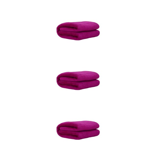 Ounissouiy Toalla de baño de microfibra de doble cara de terciopelo Spa sudor humeante Fitness paño baño vino rojo 70140/grueso Type1 NO1
