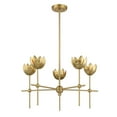 thumbnail image 3 of Chandelier in Natural Brass, 3 of 7