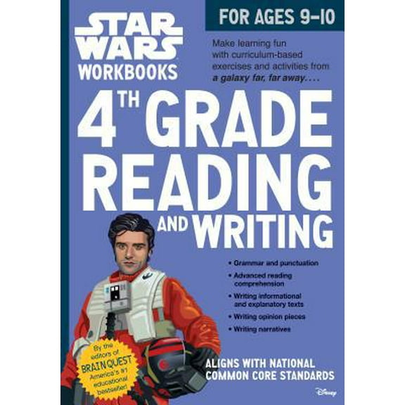 Pre-Owned Star Wars Workbook: 4th Grade Reading and Writing (Paperback) 0761189394 9780761189398