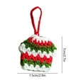 thumbnail image 6 of KOYPTL Crochet Christmas Tree Decorations for Home Decor Handmade Fabric Snowflakes Santa Sweater Tree Stocking Christmas Pendant,Christmas Hanging Ornament for Xmas Tree Holiday Decor Xmas Gifts, 6 of 6