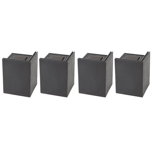 Elevadores de cama cuadrados, 4 piezas Elevadores de sofá Elevadores de muebles cuadrados Elevadores muy versátiles