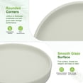 thumbnail image 2 of Uxcell 2-Pack Ceramic Plant Saucers, 4.3 Inch ID Flower Pot Plant Saucers, Flowerpot Drip Tray [4.7 Inch OD, Gray], 2 of 6