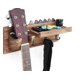 thumbnail image 2 of CHAO Estante de pared para guitarra, soporte de pared de madera para guitarra, soporte para guitarra, pared con 3 ganchos, 2 of 5