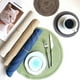 thumbnail image 4 of melotizhi Cotton Western Placemats Circular Placemats Household Tray Mats Bowl Mats Woven Anti Mats Thermal Insulation Mats, Beige, 4 of 4