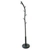 71" Tall Metal Standing Coat Rack with Black finish