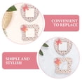 thumbnail image 3 of Raindrops 6Pcs Decorative Light Switch Cover Flower Outlet Cover with Stylish Lace Design for Home, 3 of 7
