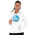 thumbnail image 4 of Cool Lazy Tropical Beach Vacation Unisex Plus Fleece Graphic Hoodie Brisco Brands 5X, 4 of 5