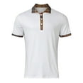 thumbnail image 4 of Ketyyh-chn99 Polo T Shirts for Men Men's T Shirt Short Sleeves Summer Beach T Shirts White,4XL, 4 of 4