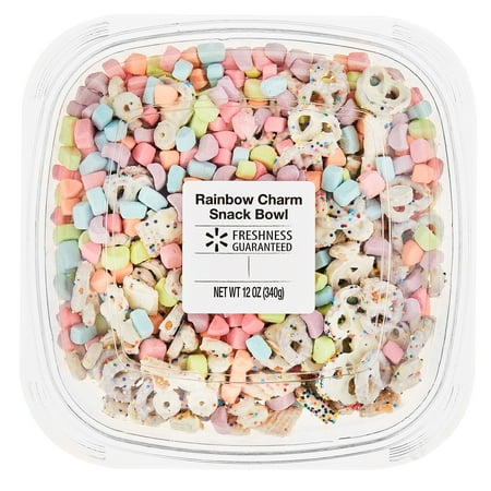 Freshness Guaranteed Rainbow Charm Mother's Day Snack Bowl, 12 oz (340g)