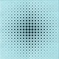 thumbnail image 1 of Ahgly Company Machine Washable Indoor Square Transitional Electric Blue Area Rugs, 6' Square, 1 of 7