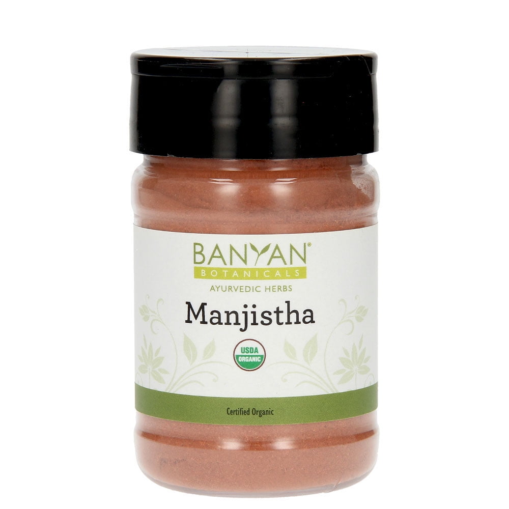 Banyan Botanicals Manjistha Powder, Spice Jar USDA Organic Rubia