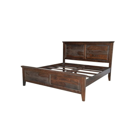 Porter Designs Sonora Solid Sheesham Wood Bed - Gray