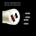 thumbnail image 6 of Premium Bundle Chargers for BLU View 3 (18W Dual USB-C | USB-A Ports Car Charger and Wall Charger), 6 of 8