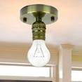thumbnail image 4 of Base de luz de techo vintage Soporte de lámpara de pared de montaje industrial Soporte de lámpara de techo de araña para el hogar y la cocina, 4 of 8