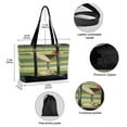 thumbnail image 2 of FORMRS Canvas Laptop Tote Bag for Women with 15.6" Computer Compartments Shoulder Handbag, Colorful Martini, 2 of 7