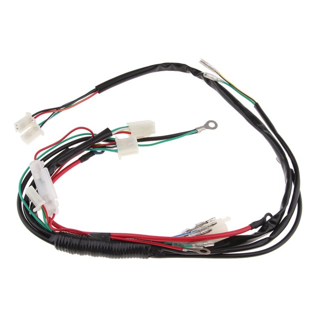 Arnés de Cableado Componentes Eléctricos Completos para Arranque Eléctrico para 50 110 Cc 125 Cc shamjiam Bobina de encendido del interruptor de apagado