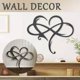 thumbnail image 4 of Decoración de pared de metal con forma de corazón infinito, placa con signo de amor, arte de acero, adornos geométricos para dormitorio recortados para el hogar, 4 of 5