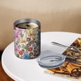 thumbnail image 3 of 12oz Coffee Tumblers Pioneer Flower Floral Print Pattern Stainless Steel Vacuum Insulated Travel Tumbler Coffee Cups Mug with Lid and Straw with Cleaning Brush for Cold & Hot Drinks, 3 of 5