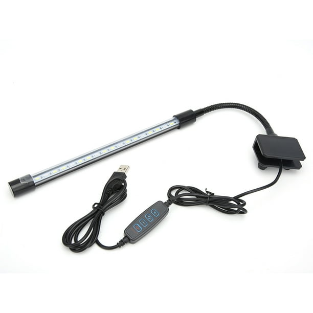 Lámpara para pecera NikouMX 7W LED luz para plantas acuáticas luz para acuario
