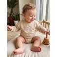 thumbnail image 6 of Cenuakty Baby Boys Girls Romper Long Sleeve Round Neck Goose Embroidery Bodysuit Newborn Fall Playsuit, 6 of 9