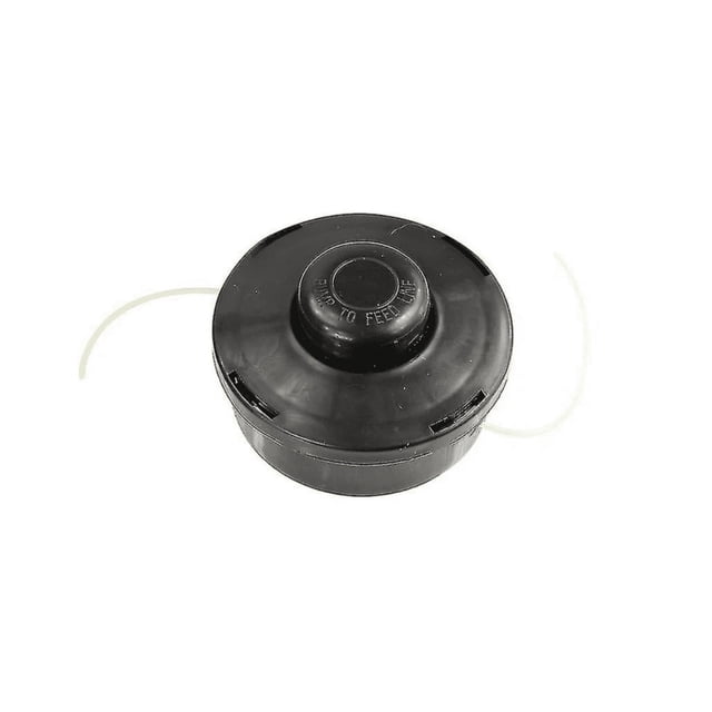 Cabezal de corte de eje recto de ajuste universal con alimentación por impacto Plástico resistente Fácil de cargar Rojo vibrante Compatible con la mayoría de desbrozadoras y cortadoras de césped de