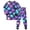 Blue, variant on NOEGOEU Kids Halloween Pajamas Set Boys Girls Long Sleeve Sleepwear 2 Piece 2-9 Years (Blue,2-3 Years)