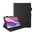 thumbnail image 3 of for Xiaomi Redmi Pad Pro/Xiaomi Poco Pad 12.1 inch Case, Rhombus Pattern Multiple Viewing Angles Stand Slim Folio Cover (Black), 3 of 6