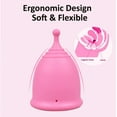 thumbnail image 4 of SHORDY Menstrual Cup (Pink), Single Pack (Large) with Box, 4 of 10