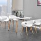 thumbnail image 3 of Sillas para Comedor 2 Piezas color Blanco Brang Vuja, 3 of 4