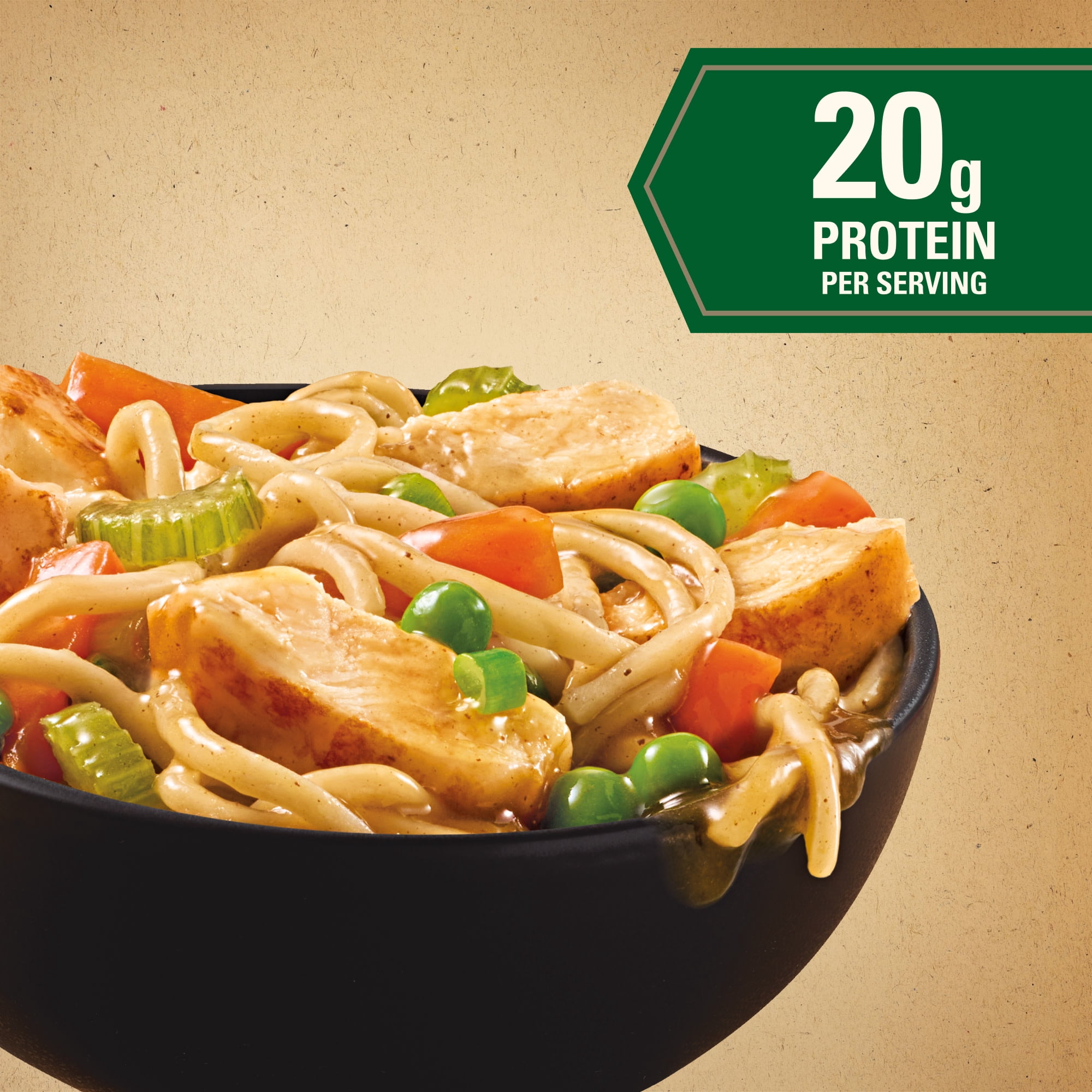 Marie Callender's Savory Chicken Lo Mein Bowl, 20g Protein, Frozen Meal, 11.5 oz.