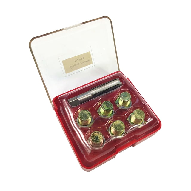 13pcs M15 X 1.5 Car Oil Pan Thread Repair Tool Auto Sump Drain Plug Removal Replace Garage Tools