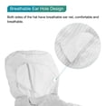 thumbnail image 4 of ESD Lab Coat Anti Static Science One Piece Clothes Elastic Cuff with Hat Hood Uniform Work (White, L), 4 of 7