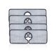 thumbnail image 1 of Faucet impermeable alfombra envolvente fregadero salpicaduras protector de plato encimera protector cojines preventivo baño casa casa casa 4pcs Methold HA010356-02, 1 of 6