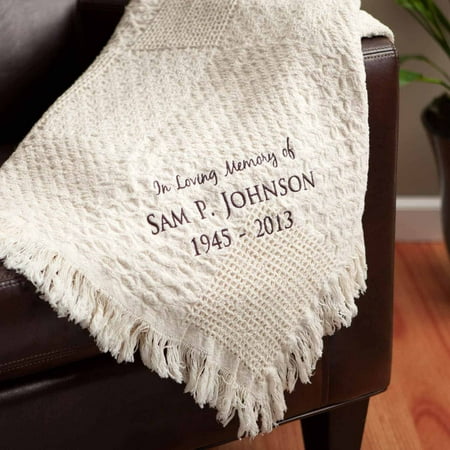 Personalized blanket - in loving memory memorial throw blanket